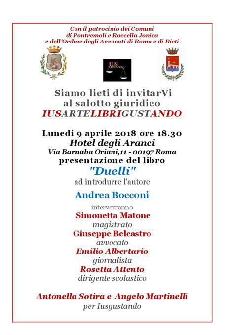 IUS ARTE LIBRI GUSTANDO